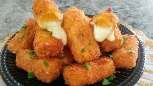 Crispy de queijo empanado