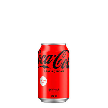 Coca-Cola zero latinha 350ml