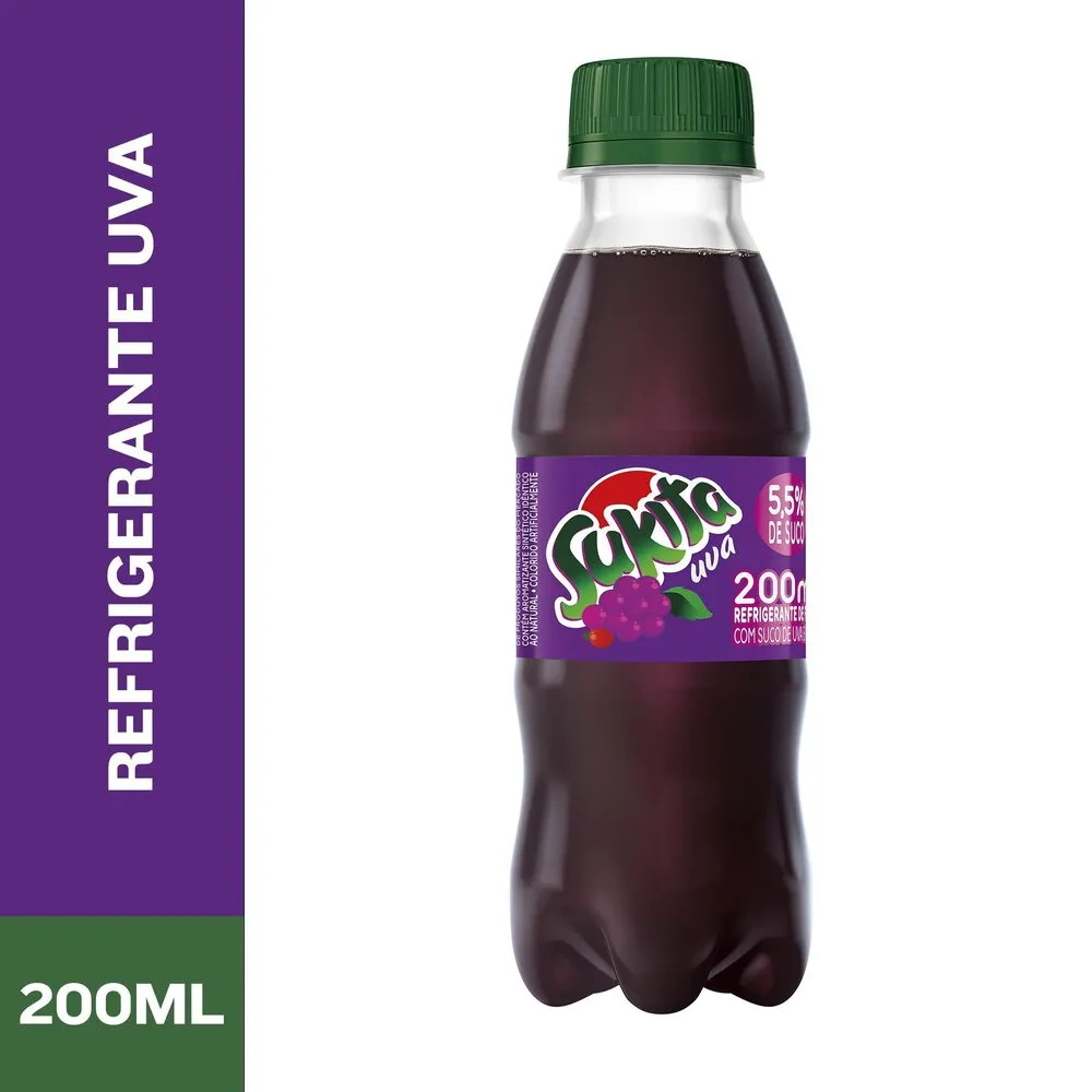 Refrigerante de Uva Sukita 200ml