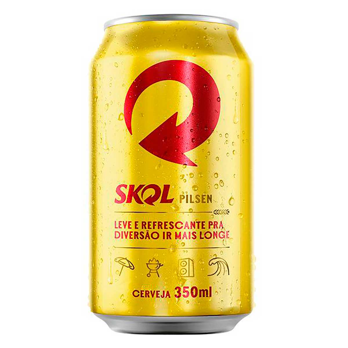 Cerveja skol lata 350 ml