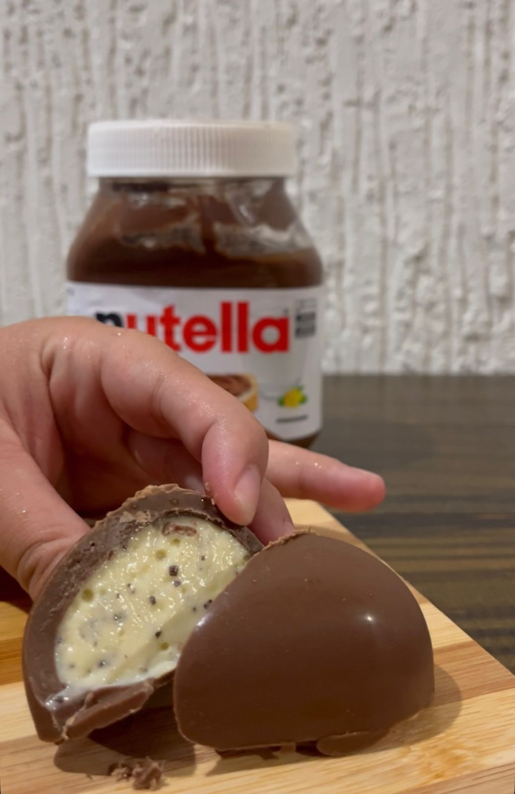 Bombom maracujá com nutella 