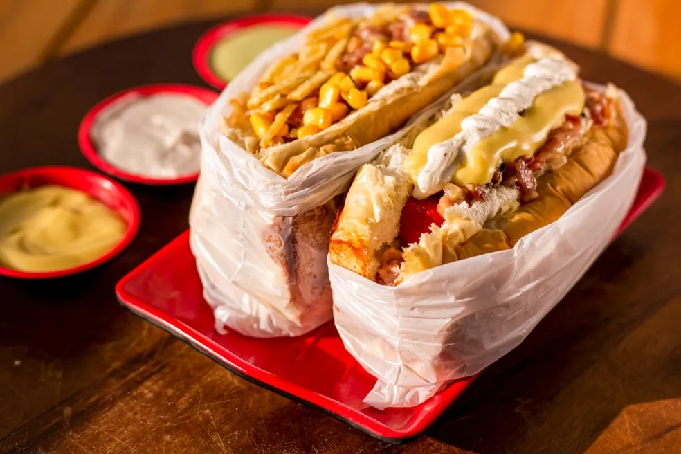 Hot-Dog completo Salsicha