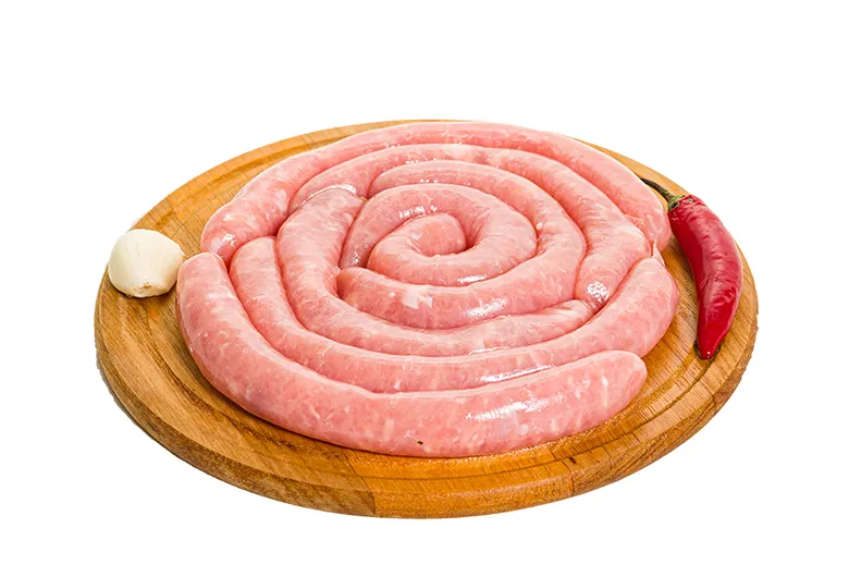 Linguiça fina de frango