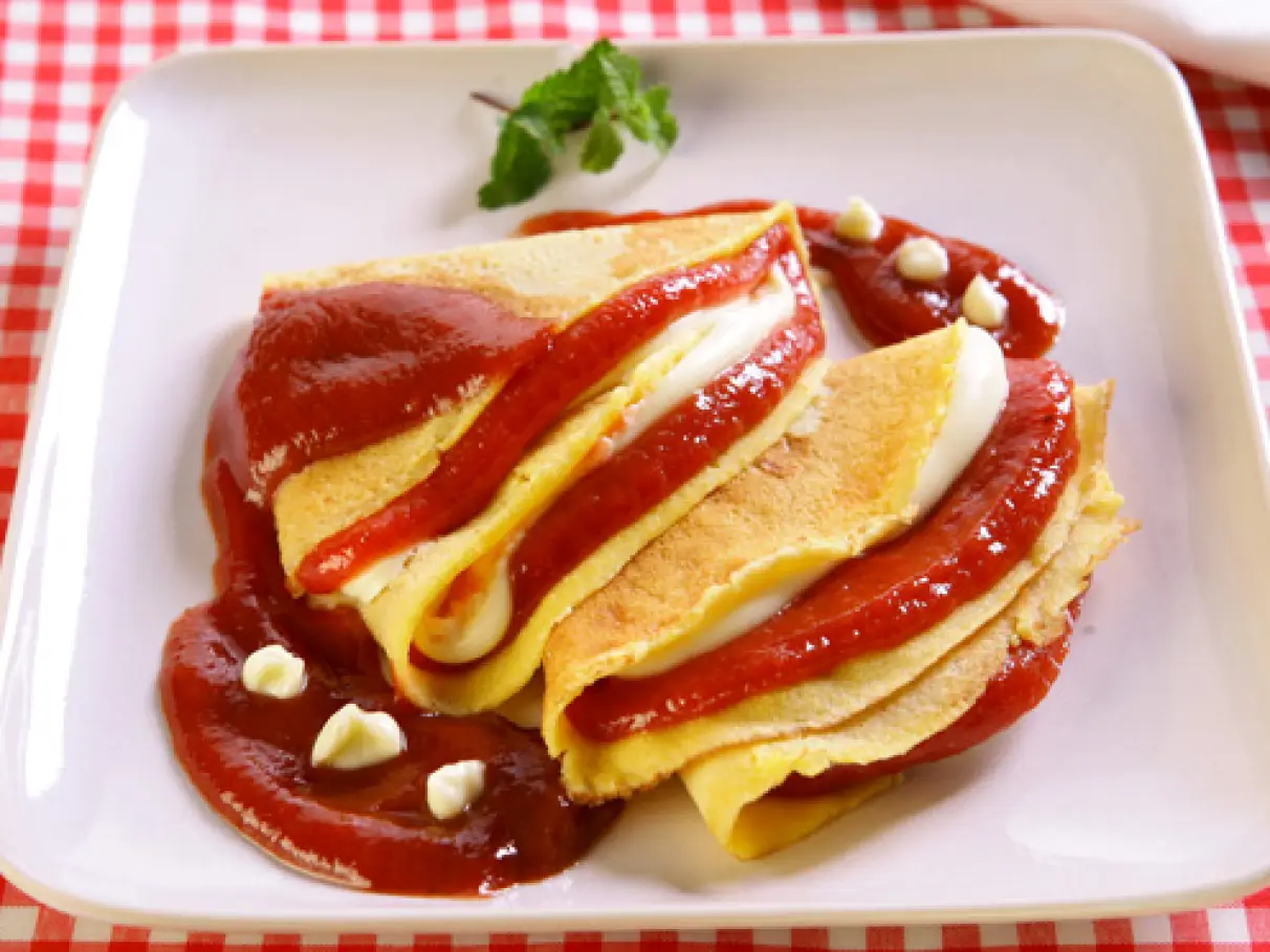 Crepe de Romeu e Julieta