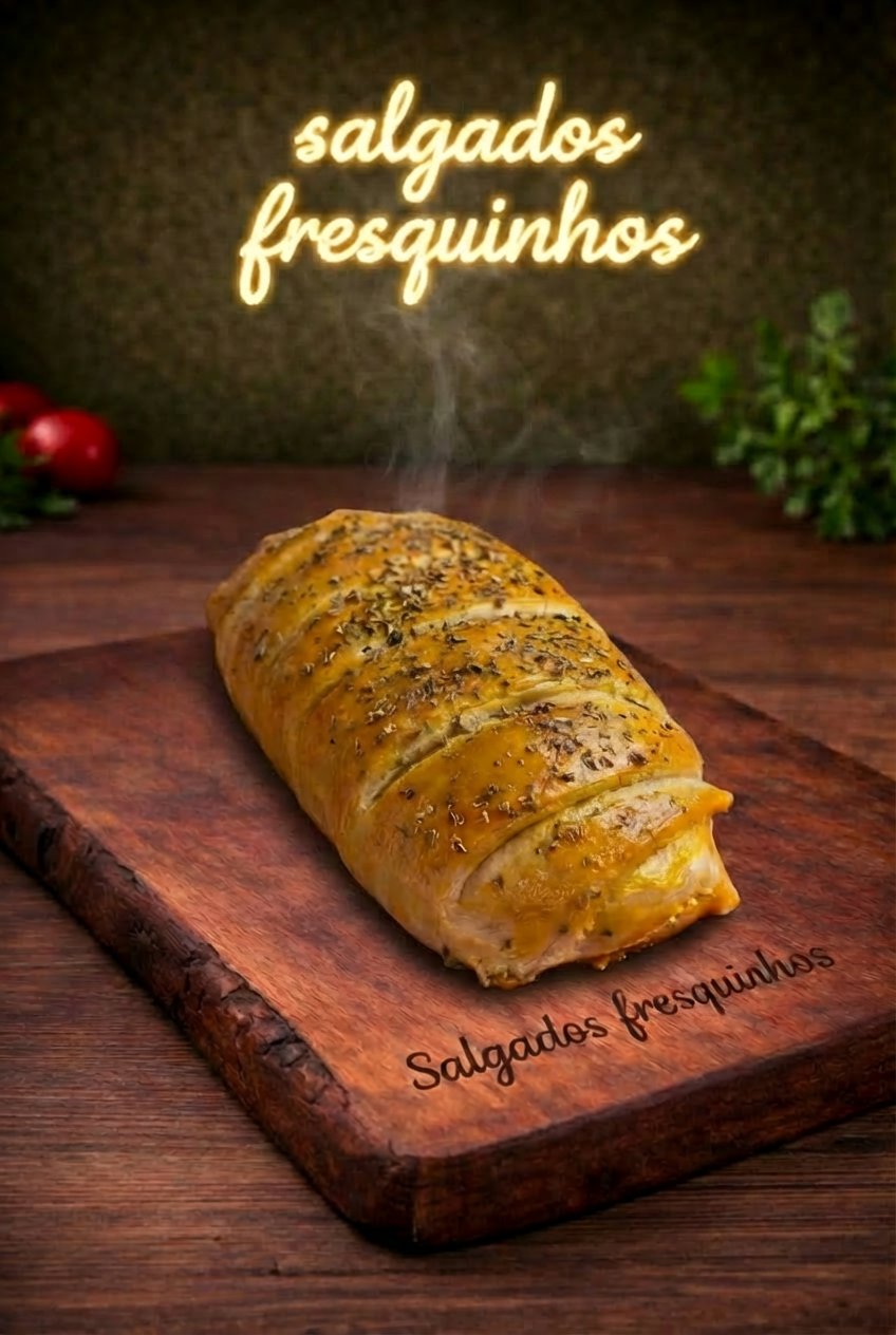 Enroladinho de Presunto e Queijo