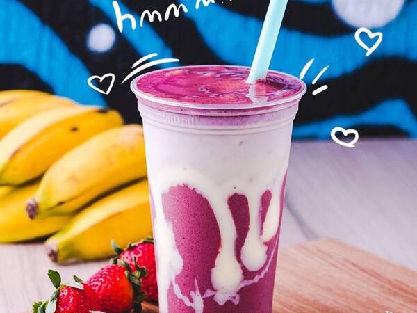 Vitamina Açaí + Leite Condensado + Morango 500ml
