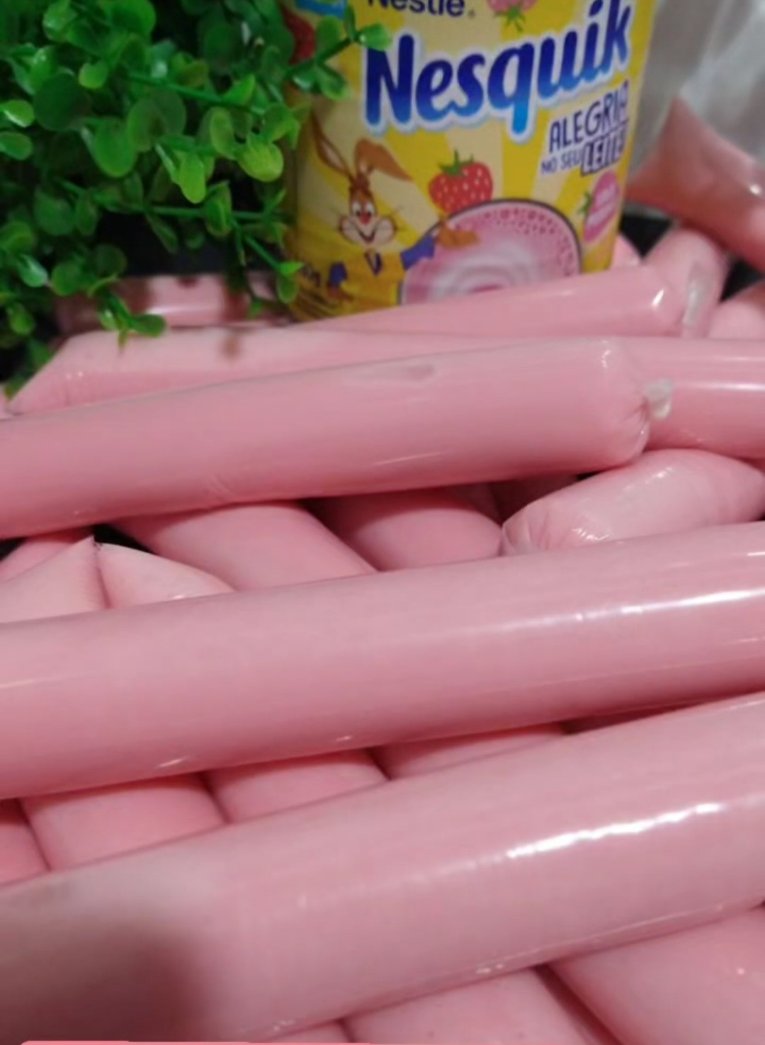 Geladinho de morango 