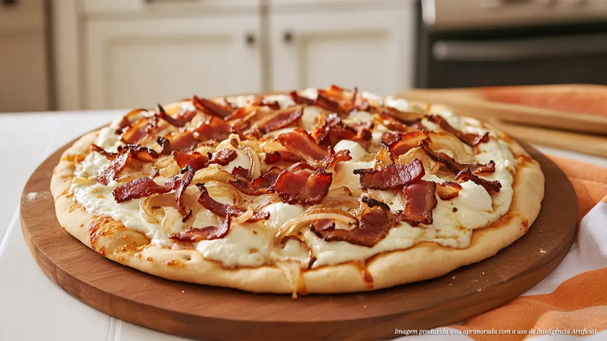 Pizza  Bacon