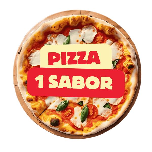 Escolha um sabor pizza com 8 fatias