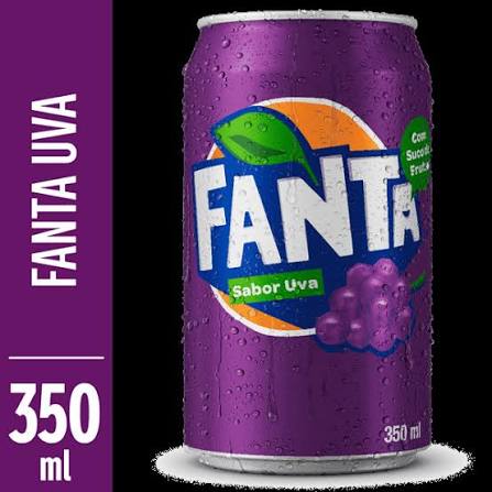Fanta uva latinha 350ml