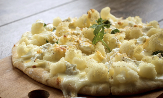 Pizza couve flor 