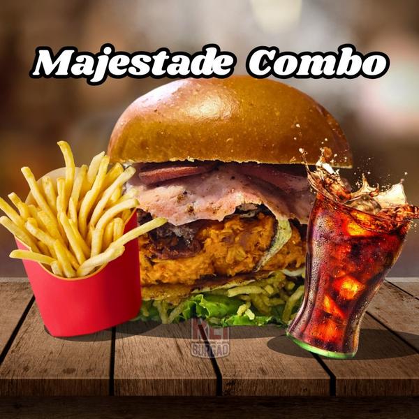 Combo MAJESTADE (1 majestade + 1 refri 350ml + 1 batata 200g)