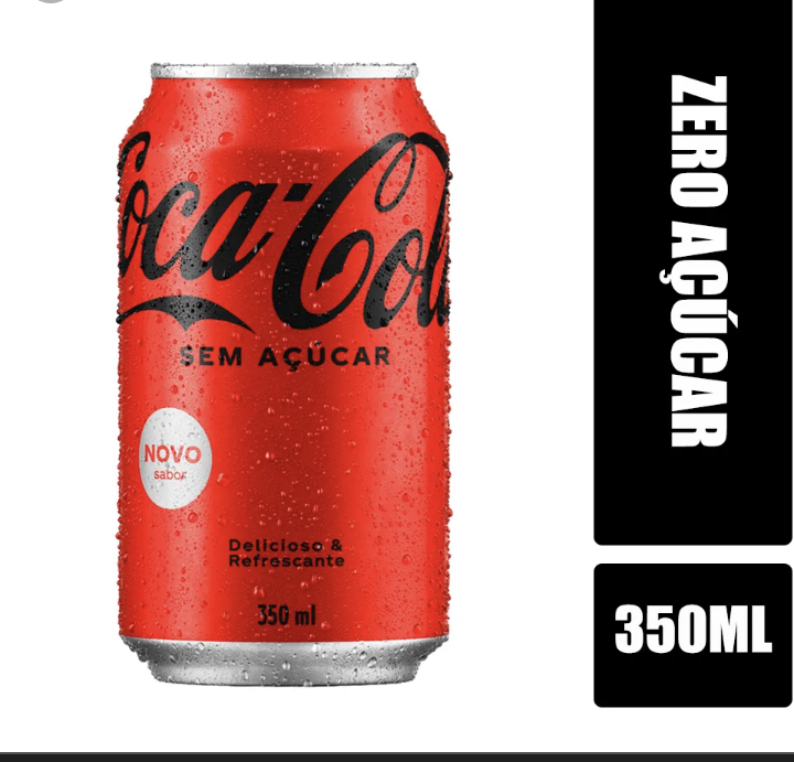 Coca cola lata 350 ML zero 