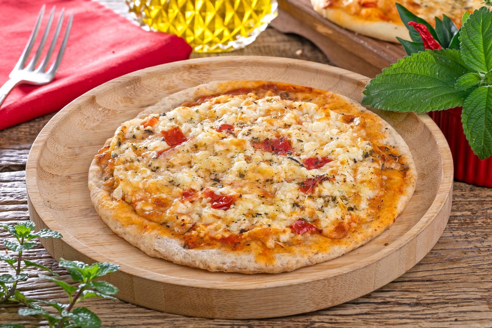 Mini Pizza de Queijo