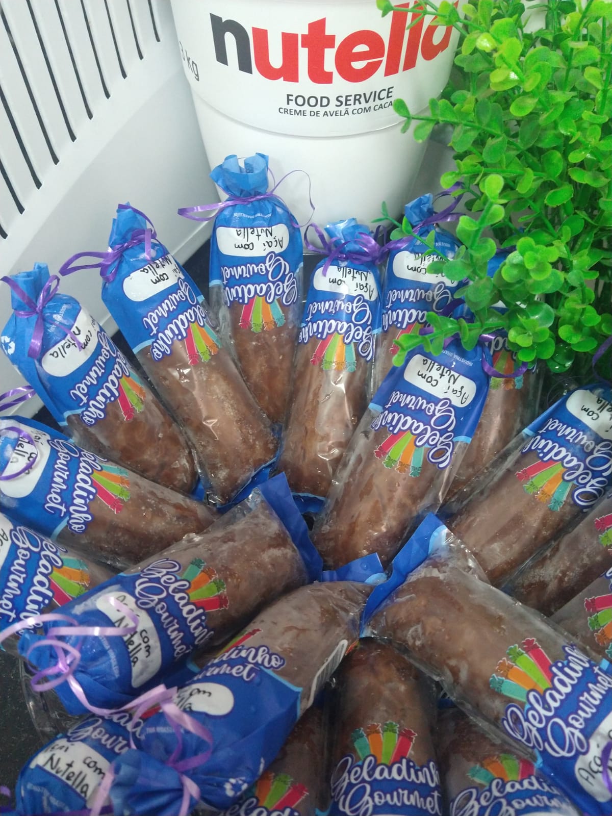 Geladinho Gourmet Açaí com nutella