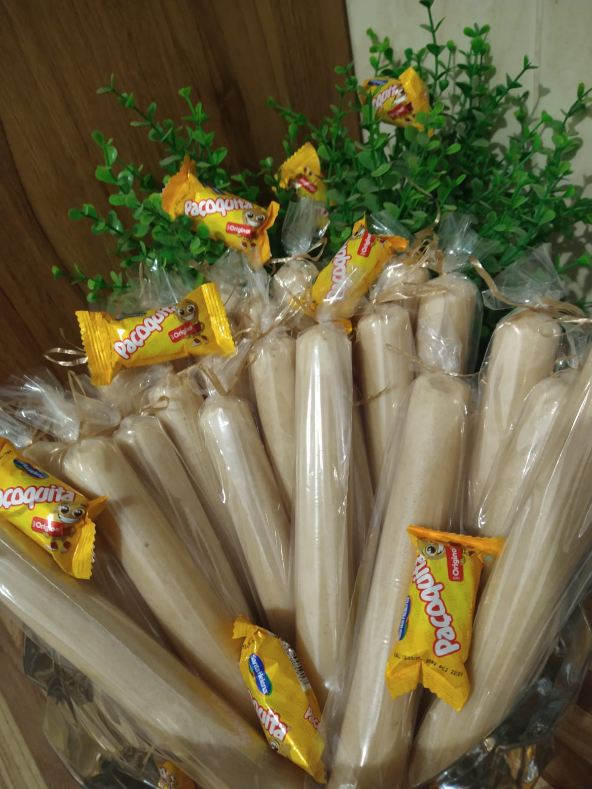 Geladinho de paçoquinha