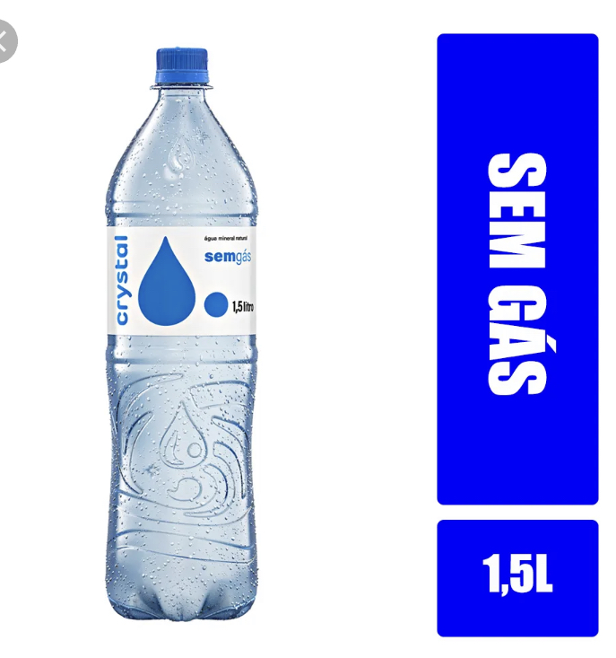 Água cristal 1,5 L sem gas