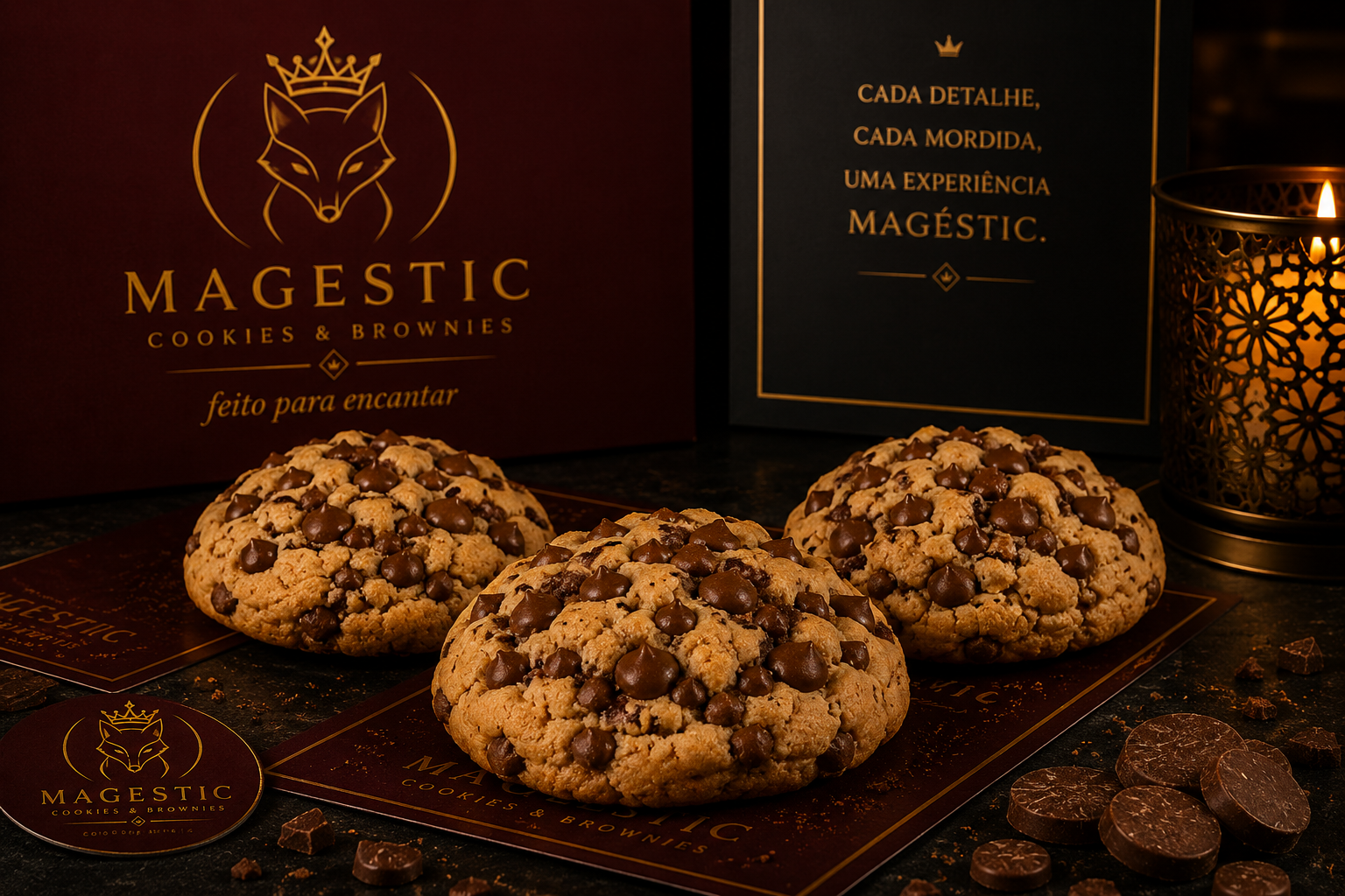 Pack com 03 Cookies