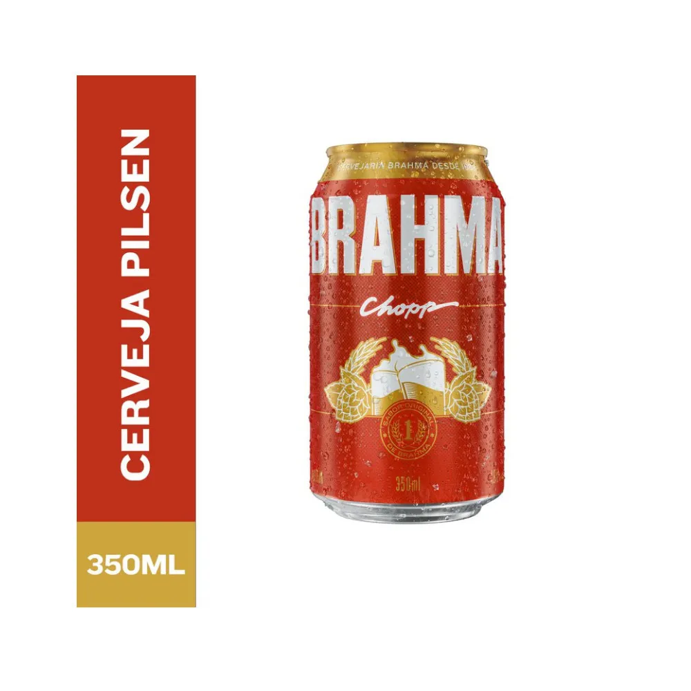 Cerveja Lata Brahma 350ml