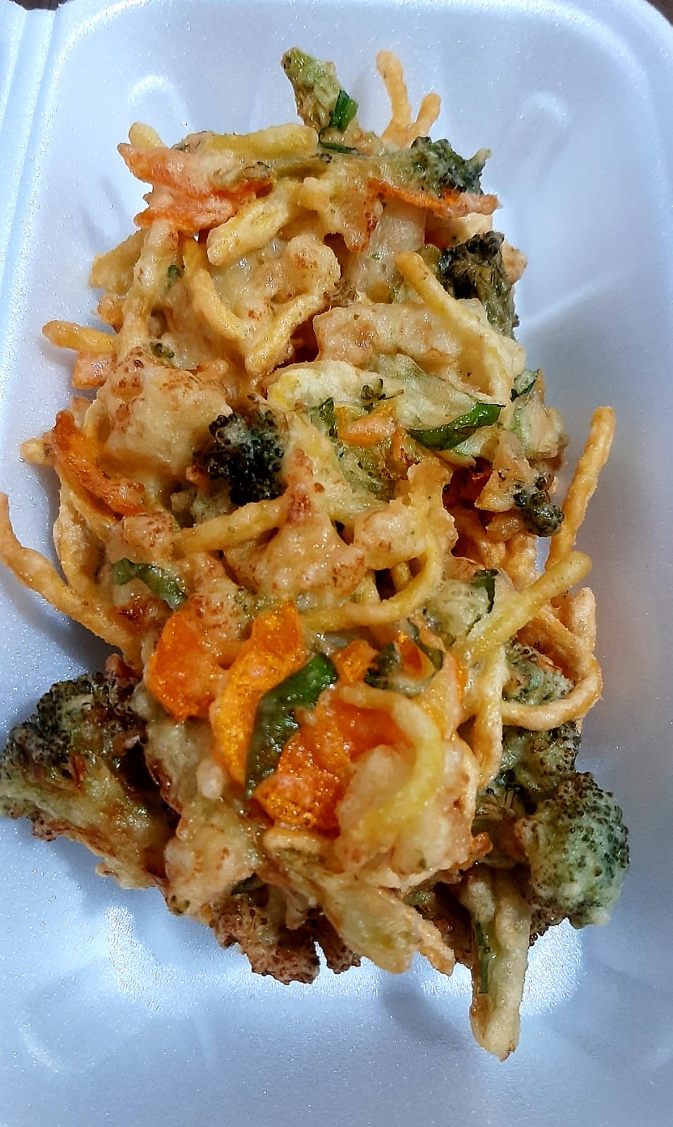 Tempura legumes