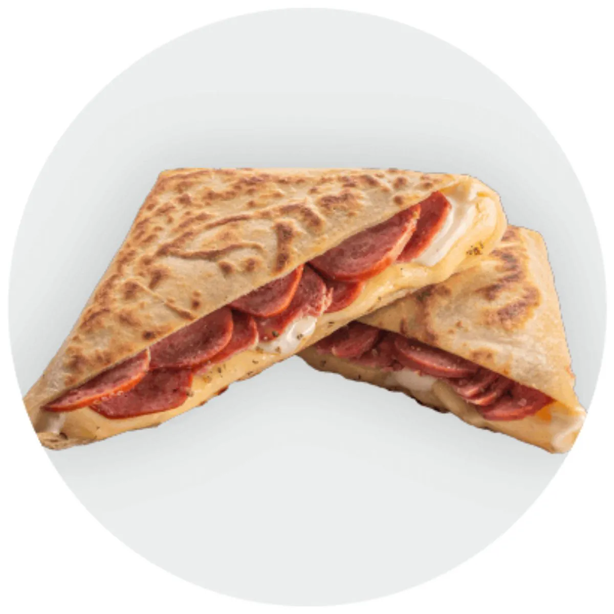 Crepe de Calabresa c/ queijo