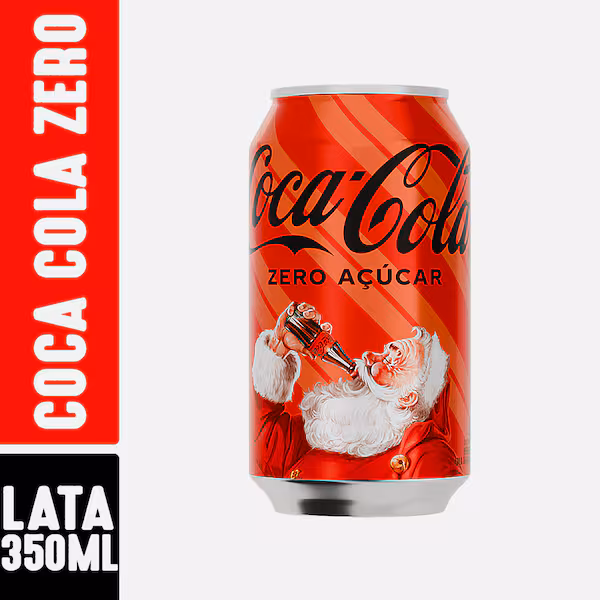 Refrigerante Coca Cola Zero Lata 350ml