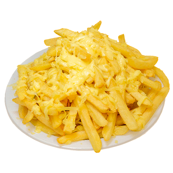 Fritas com queijo