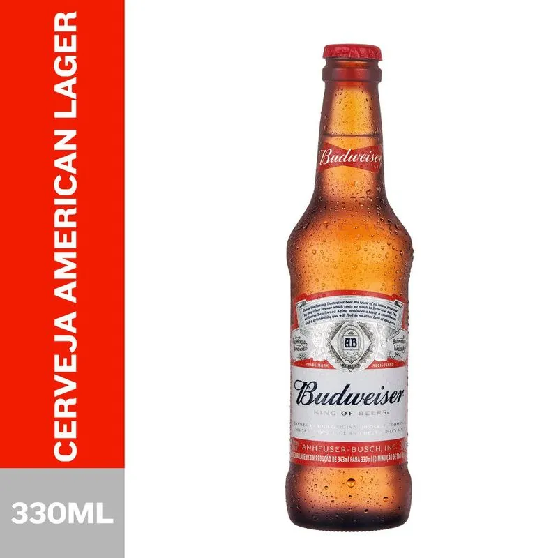 Budweiser long neck 330 ml 