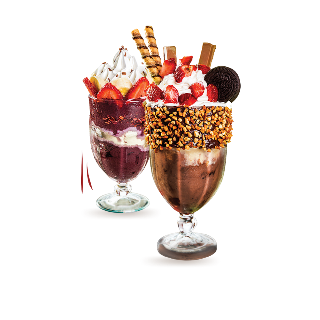 Açaí na taça 4 combinações 