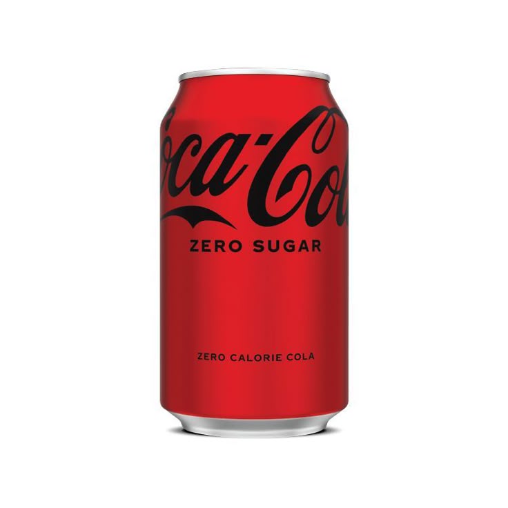 Coca zero lata 350ml